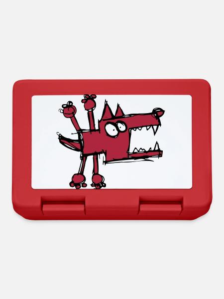 Mad Dog - Lunchbox - red