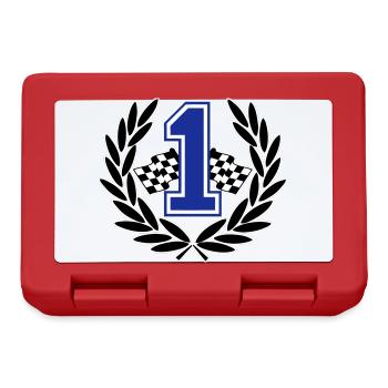 Racing team number one - Boîte à goûter - rouge - Devant