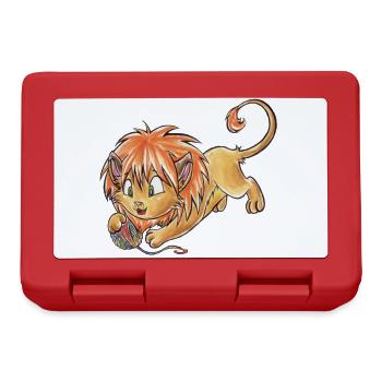 Zodiac: Leo - Lunchbox - red - Front
