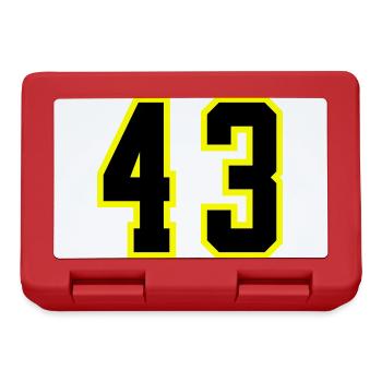 43 Number Jersey - Lunchbox - red - Front