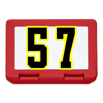 57 Number Jersey - Lunchbox - red - Front