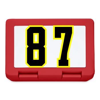 87 Number Leotard - Lunchbox - red - Front