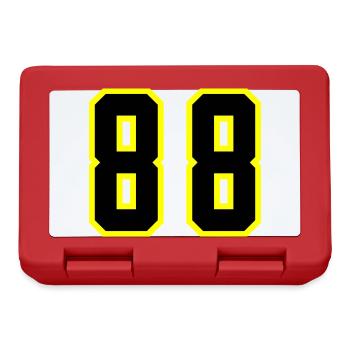 88 Number Jersey - Lunchbox - red - Front