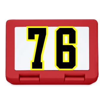 76 Number Leotard - Lunchbox - red - Front