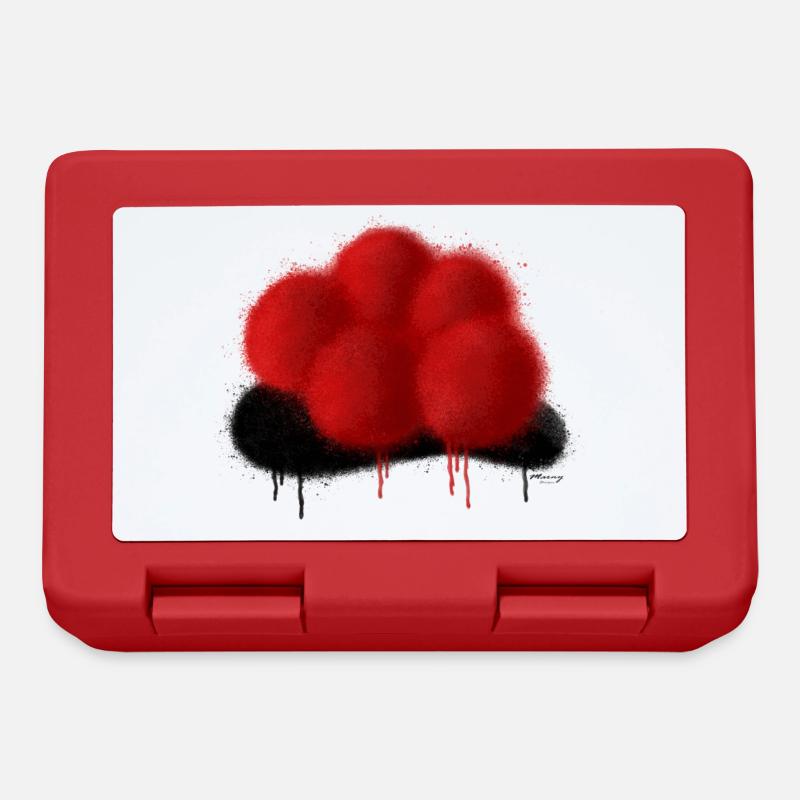 Bollenhut Black Forest Costume - Lunchbox - red