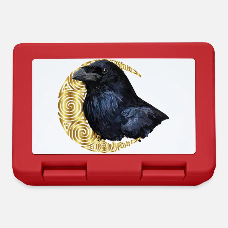 Raven - Lunchbox - red