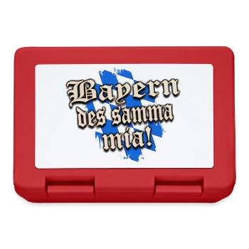 BAYERN DES SAMMA MIA! - Brotdose - Rot - Vorne