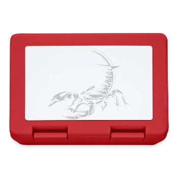 Skorpion Illustration Zeichnung SKizze Symbol icon - Brotdose - Rot - Vorne