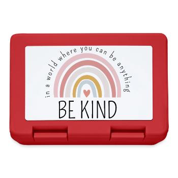 BE KIND - Lunchbox - red - Front