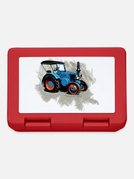 Traktor Lanz - Brotdose - Rot