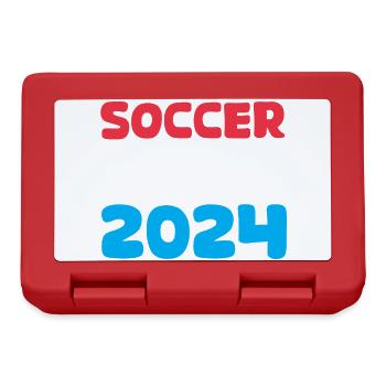 Icône d’icône de fan de football de l’équipe de football des Pays-Bas 2024 - Boîte à goûter - rouge - Devant