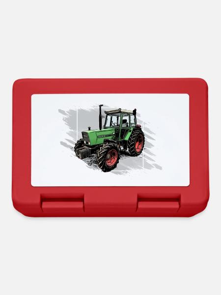 Traktor Farmer 306 - Brotdose - Rot