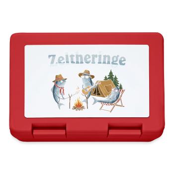 Tent pegs for camping adventures - Lunchbox - red - Front