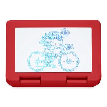 Gift idea for a road bike with road bike - Lunchbox - red - Front