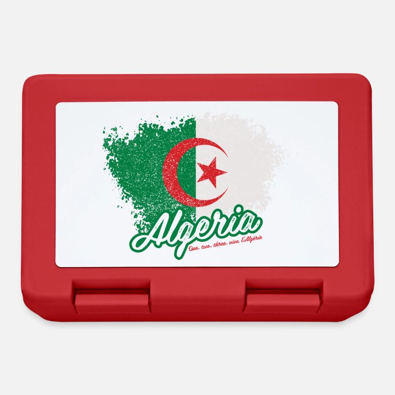 One, two, three, viva l'Algérie - Boîte à goûter - rouge