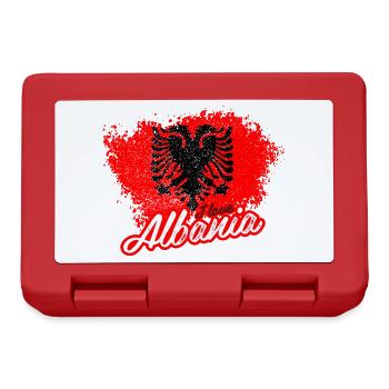 I love Albania - Lunchbox - red - Front