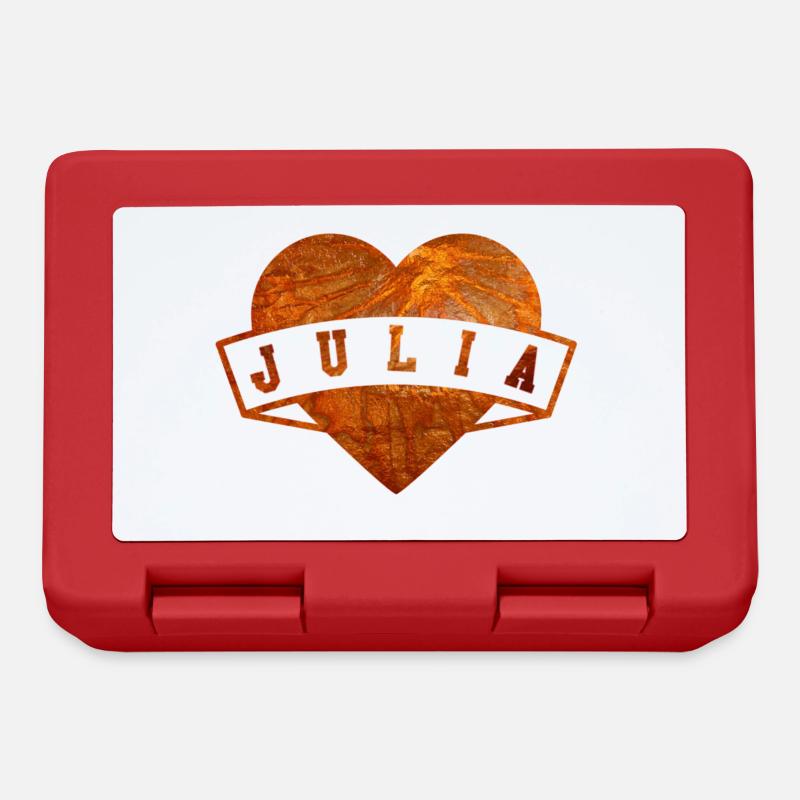 Julia - Brotdose - Rot