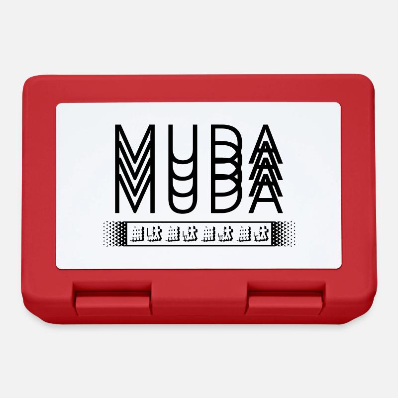 MUDA MUDA MUDA - Brotdose - Rot