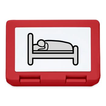 Icon Sleeping Bed - Lunchbox - red - Front