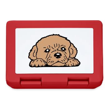 Puppy Dog Lies Good Cute Faithful Sweet Sweet Look - Lunchbox - red - Front