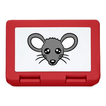 Mouse Mouse Cute Little Rat Rodent Friendly - Lunchbox - red - Front