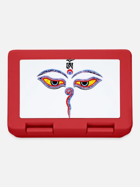 Wisdom Eyes Of Buddha - Bodhnath temple eyes 1 - Brotdose - Rot