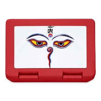 Wisdom Eyes Of Buddha - Bodhnath temple eyes 2 - Boîte à goûter - rouge - Devant