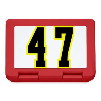47 Number Jersey - Lunchbox - red - Front