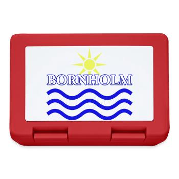 BORNHOLM-Sun Water - Lunchbox - red - Front