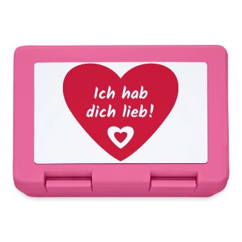 I have you Love Heart - Lunchbox - pink - Front