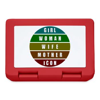 Mode de vie féminin - Boîte à goûter - rouge - Devant