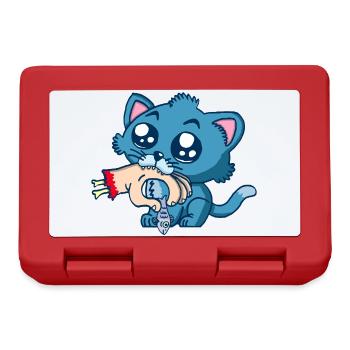 Gourmet kitten - Lunchbox - red - Front