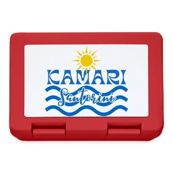 Kamari Santorini Sunwaves - Lunchbox - red - Front