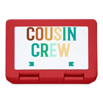 Cousin Crew - Lunchbox - red - Front
