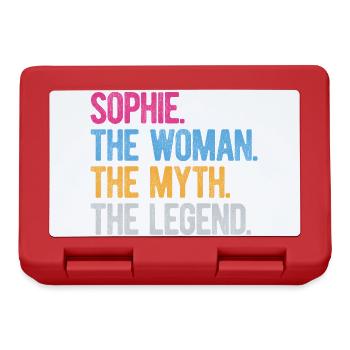 Sophie Die Frau Der Mythos Die Legende Schenke Frauen - Brotdose - Rot - Vorne