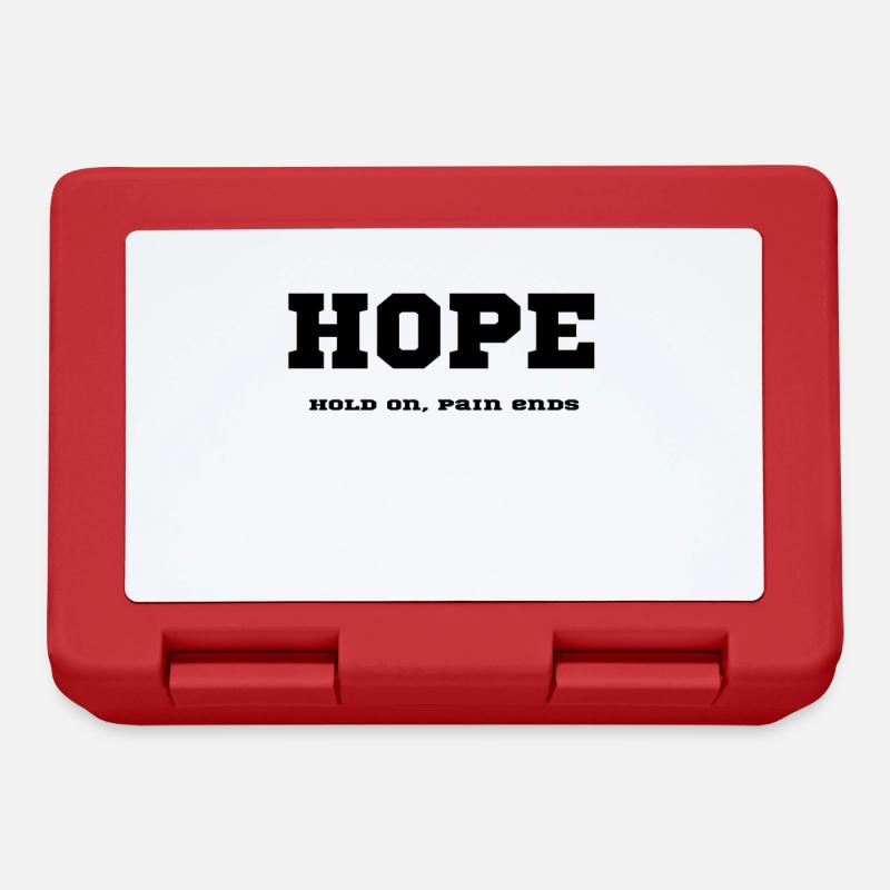 Hope - Lunchbox - red