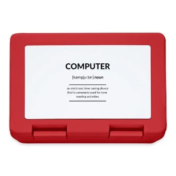 Computer 2k20 Edition - Brotdose - Rot - Vorne