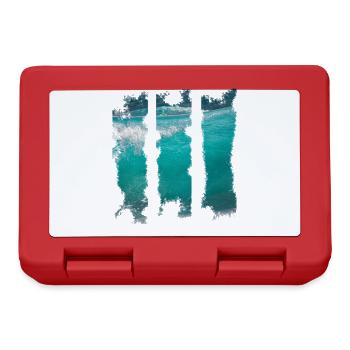 Waves - Lunchbox - red - Front
