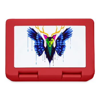 A Beautiful and Fun Peryton Bat Design - Lunchbox - red - Front