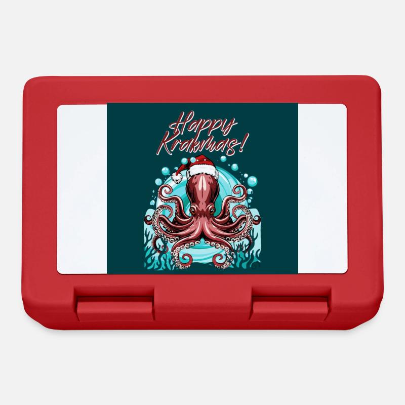 Happy Krakmas! - Lunchbox - red