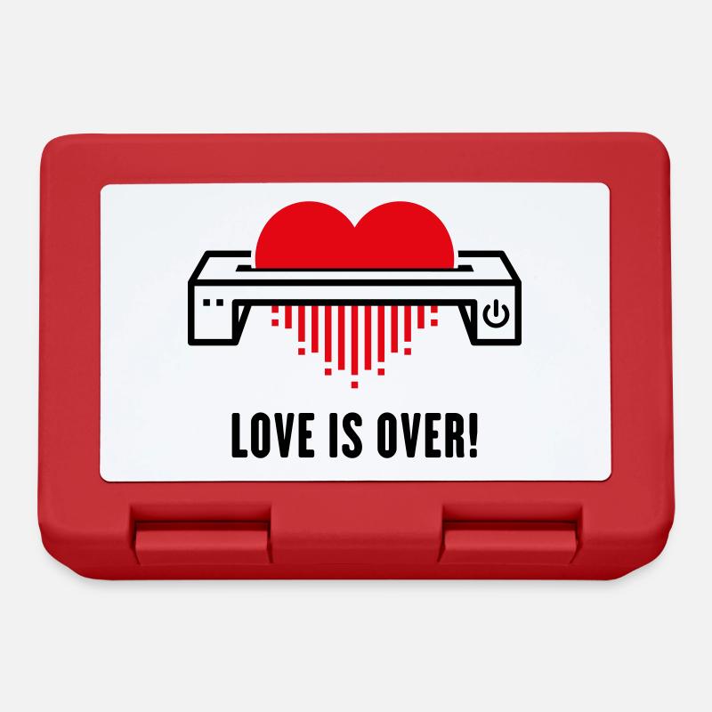 Love Is Over! (Affection / Separation / Divorce) - Lunchbox - red