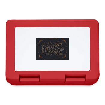Signe du Capricorne : Constellation du zodiaque - Boîte à goûter - rouge - Devant