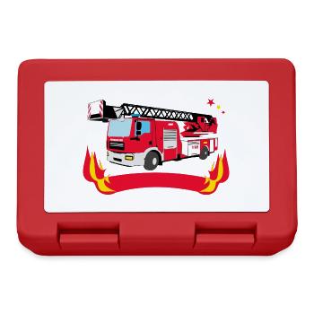 Feuerwehr | Firefighters - Brotdose - Rot - Vorne