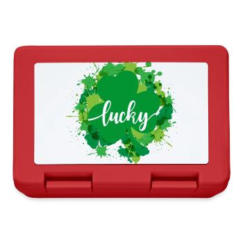 Watercolor Saint Patrick Day - Lunchbox - red - Front