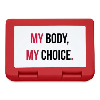 My body, my choice. - Brotdose - Rot - Vorne