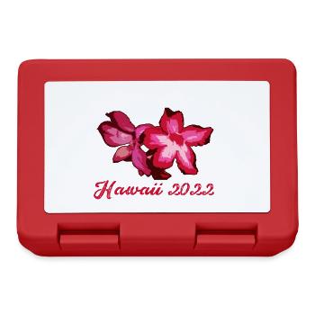 oleander,flower,lotus,bali,hawaii2022,summer,floral - Lunchbox - red - Front
