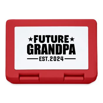 Future Grandpa - Grandpa To Be - Lunchbox - red - Front