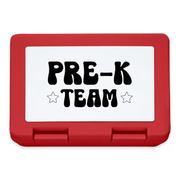 Pre-K Team - Pre Kindergarten Teacher - Lunchbox - red - Front