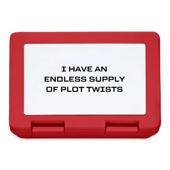 Funny English Teacher Literature Quote Saying - Lunchbox - red - Front