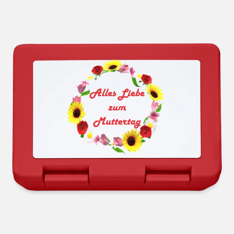 Muttertag Geschenkidee - Brotdose - Rot